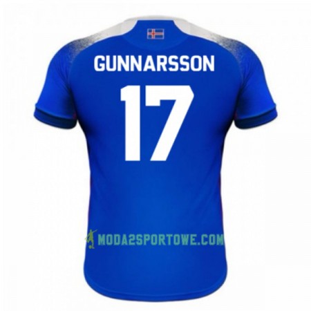Koszulka Islandia Gunnarsson 17 Mistrzostwa Świata 2018 Domowe Stroje Piłkarskie